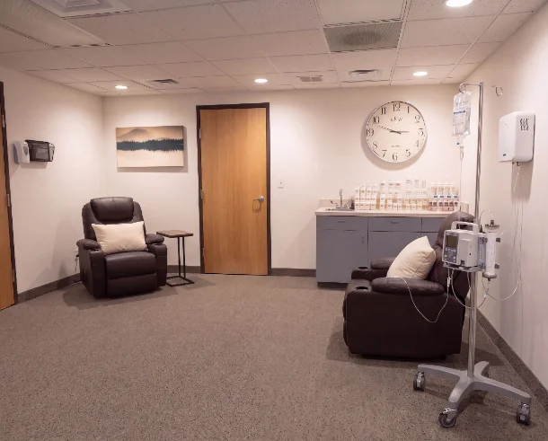 Photo: EBOO equipment in treatment room